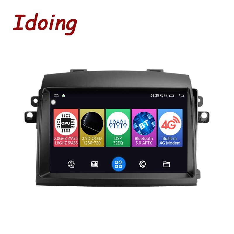 Idoing9&quot;Android Autoradio Carplay Multimidia Player For Toyota Sienna 2 II XL20 2003-2010 GPS Navigation Head Unit Plug And Play